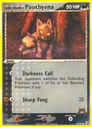 Team Magma's Poochyena - 66/95