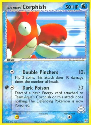 Team Aqua's Corphish - 26/95