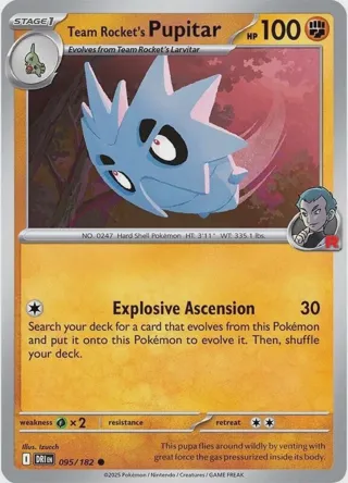 Team Rocket's Pupitar