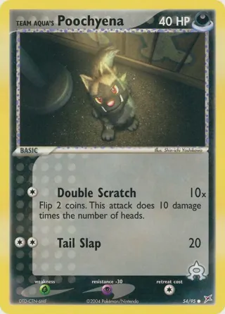 Team Aqua's Poochyena - 54/95
