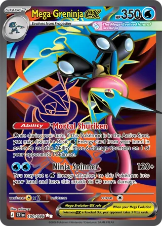 Mega Greninja ex - 100/086