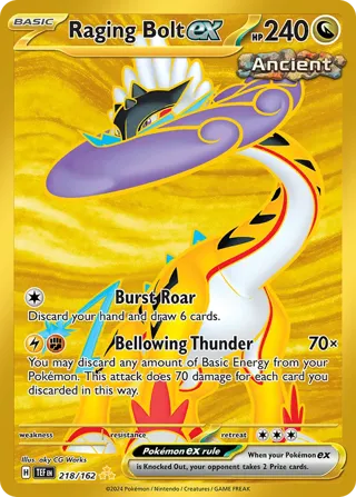 Raging Bolt ex - 218/162