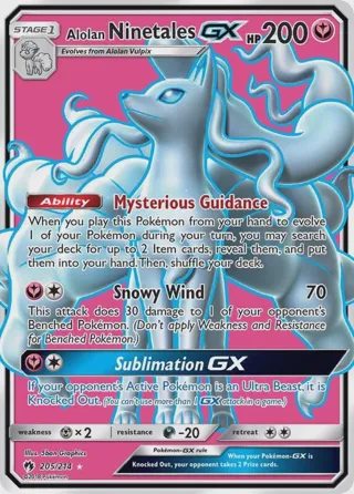 Alolan Ninetales GX (Full Art)
