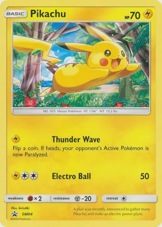 Pikachu - SM04 (Target Non-Holo)