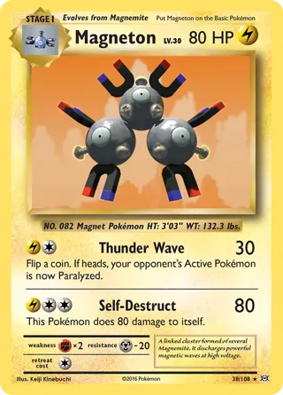 Magneton - 38/108 (XY Evolutions)