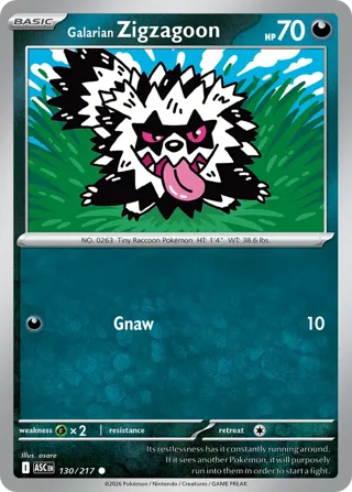 Galarian Zigzagoon (Dusk Ball)