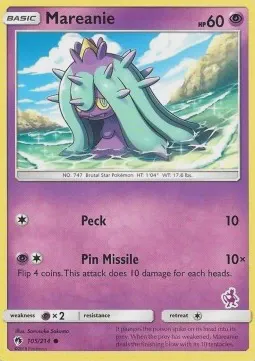 Mareanie (Mewtwo Stamped)
