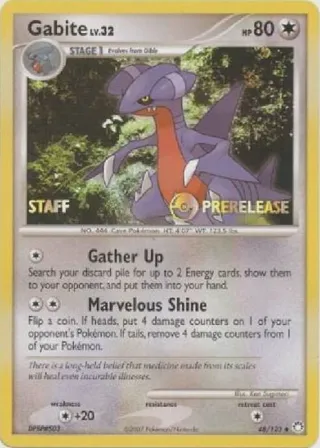 Gabite - 48/123 (Prerelease) [Staff]