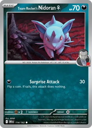 Team Rocket's Nidoran F