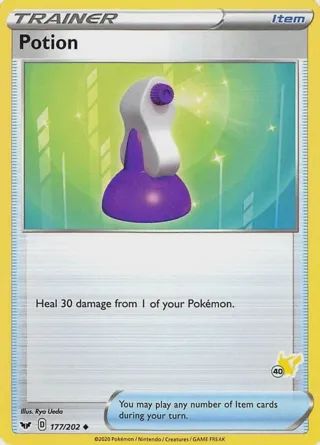 Potion - 177/202 (#40 Pikachu Stamped)