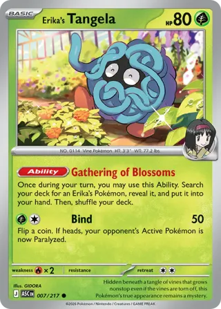 Erika's Tangela - 007/217 (Cosmo Holo)