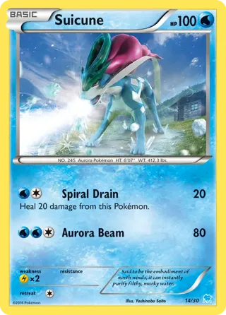 Suicune (14 - Non-Holo)