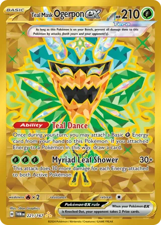 Teal Mask Ogerpon ex - 221/167