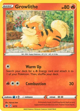 Growlithe - 4/15