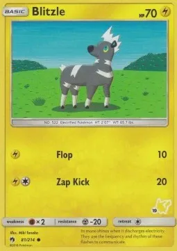 Blitzle (#19 Pikachu Stamped)