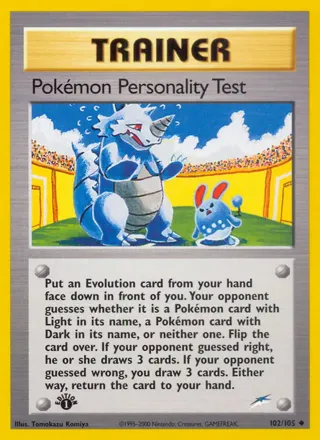 Pokemon Personality Test