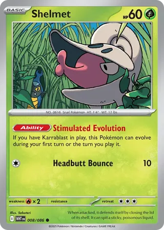 Shelmet (Poke Ball Pattern)