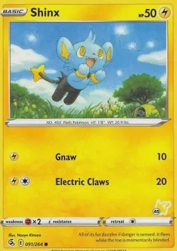Shinx (#45 Pikachu Stamped)