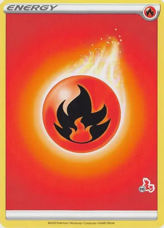 Fire Energy (#26 Cinderace Stamped)