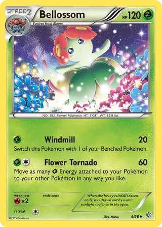 Bellossom - 4/98 (Cosmos Holo)