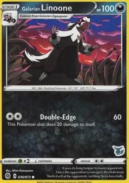 Galarian Linoone (Eevee Stamped)