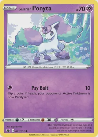 Galarian Ponyta