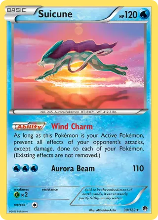 Suicune - 30/122 (Cosmos Holo)