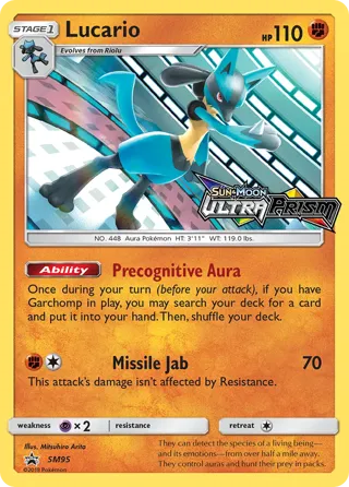 Lucario (Prerelease) [Staff]
