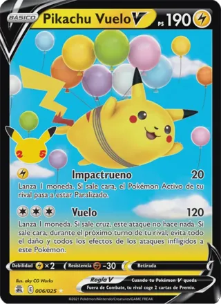 Pikachu Vuelo V