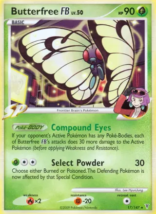 Butterfree FB - 17/147 (League Promo)