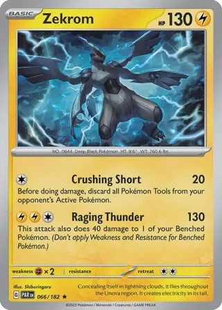 Zekrom (Paradox Rift Stamped)