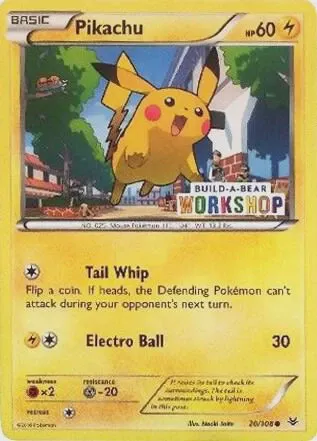 Pikachu - 20/108 (Build-A-Bear Workshop Exclusive)