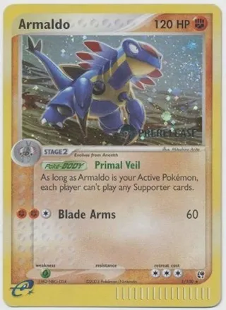 Armaldo - 1/100 (Prerelease)