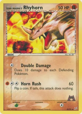 Team Magma's Rhyhorn - 38/95