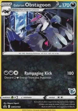 Galarian Obstagoon (Eevee Stamped)