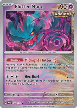 Flutter Mane (Poke Ball Pattern)