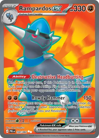Rampardos ex - 100/084