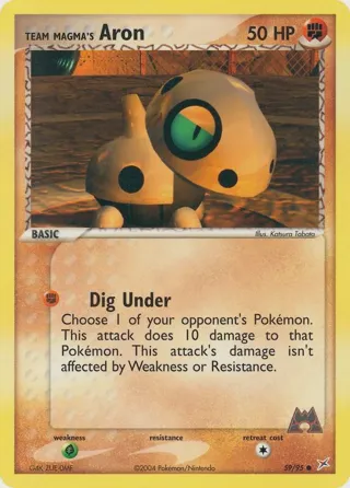 Team Magma's Aron - 59/95