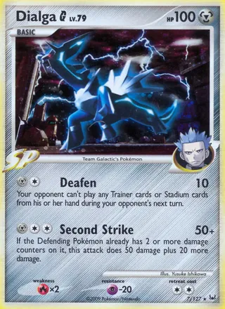 Dialga G - 7/127 (League Promo)