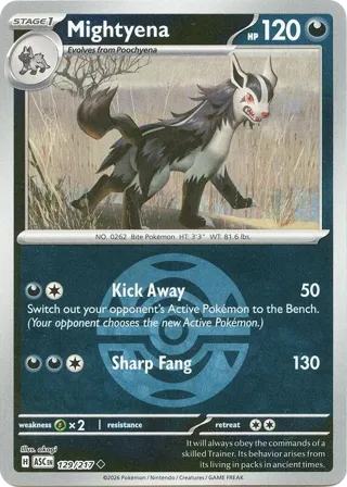Mightyena - 129/217 (Dusk Ball)