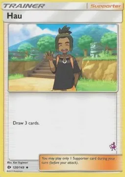 Hau (Mewtwo Stamped)