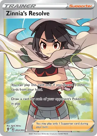 Zinnia's Resolve (Full Art)