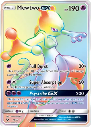 Mewtwo GX (Secret)