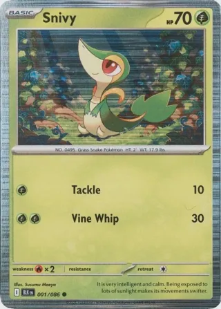 Snivy - 001/086 (Unova Poster Collection)