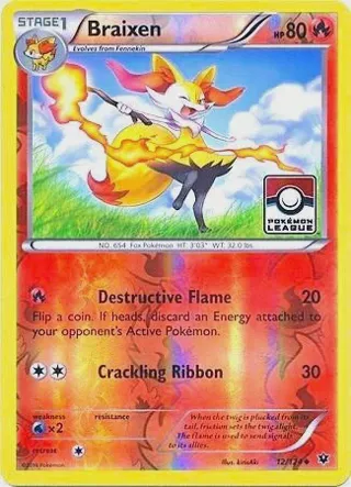 Braixen - 12/124 (Pokemon League)