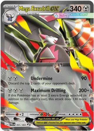Mega Excadrill ex - 065/084
