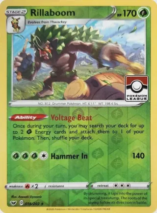 Rillaboom - 014/202 (Pokemon League)