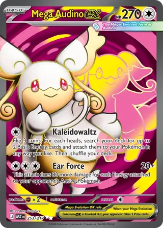 Mega Audino ex - 253/217