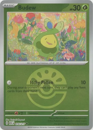 Budew - 016/217 (Friend Ball)