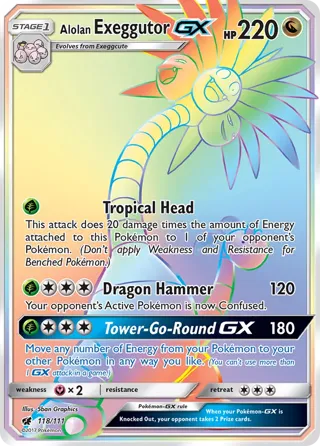 Alolan Exeggutor GX (Secret)